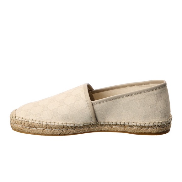 GUCCI Canvas & Leather Espadrilles - Picture 4 of 7